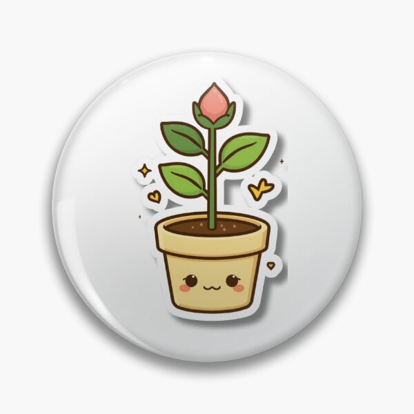 Item preview, Grow at Your Own Pace – Cute Plant Self Growth Sticker designed and sold by Busybeesfinds.