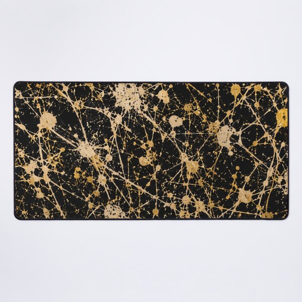 Item preview, Gilded Web Splatter Action Abstract Art designed and sold by THE SPLATTERED HAUS BY SAGE BANKS.