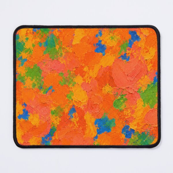 Item preview, Crimson and Gold Impasto Mixed Media Art designed and sold by THE SPLATTERED HAUS BY SAGE BANKS.