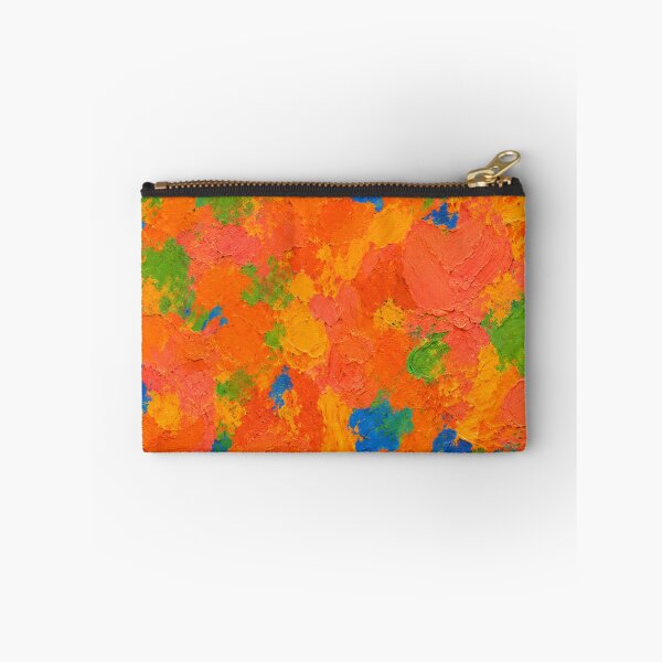 Item preview, Crimson and Gold Impasto Mixed Media Art designed and sold by THE SPLATTERED HAUS BY SAGE BANKS.