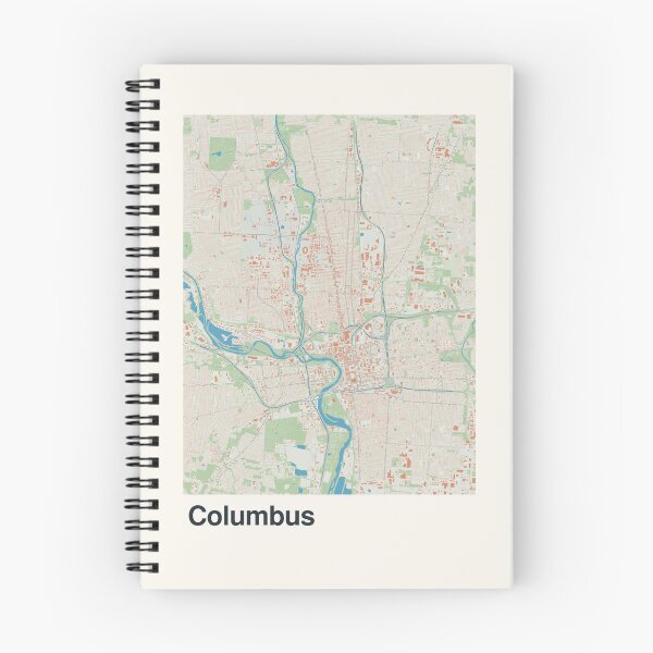 Item preview, Columbus Minimalistic Map Art designed and sold by MapsNerd.