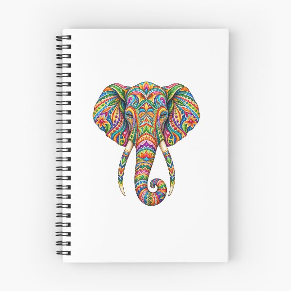 Item preview, Colorful Ornamental Elephant designed and sold by PeanutGalSean.