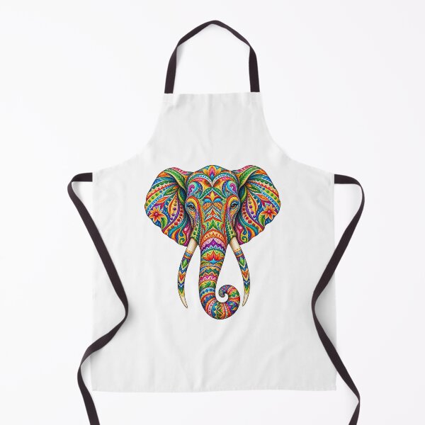 Item preview, Colorful Ornamental Elephant designed and sold by PeanutGalSean.