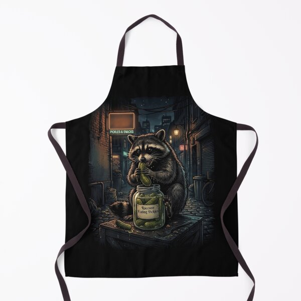 Item preview, Raccoon Eating Pickles  designed and sold by Zbixu.