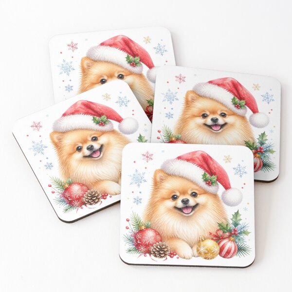 Item preview, Pomeranian Christmas designed and sold by MoonMonkeyNbear.