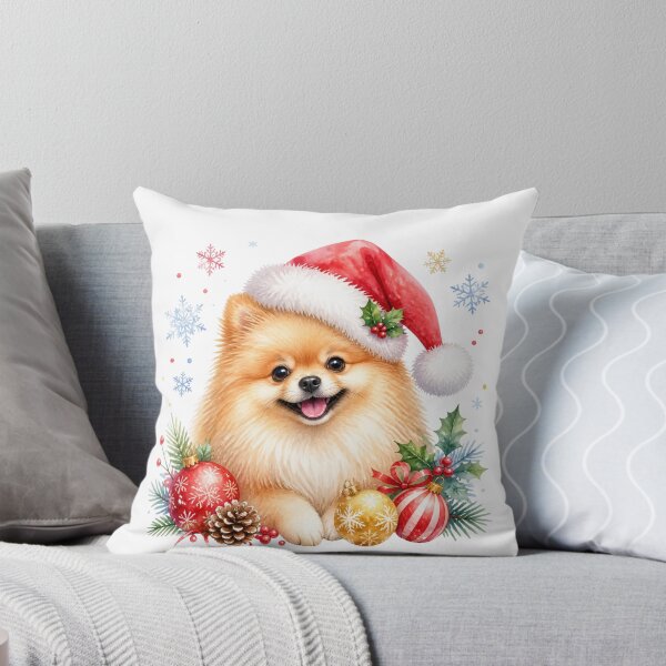 Item preview, Pomeranian Christmas designed and sold by MoonMonkeyNbear.
