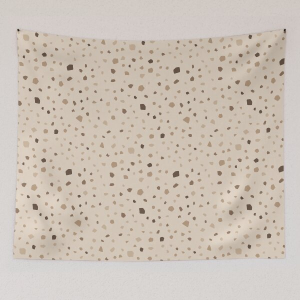 Item preview, Cocoa Cream Terrazzo Seamless Pattern – Warm Neutral designed and sold by babyandbunny.