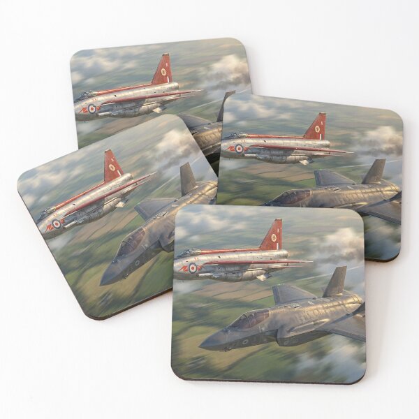 Item preview, Lightning Heritage Farmland Flypast Illustration designed and sold by Airpower Art.