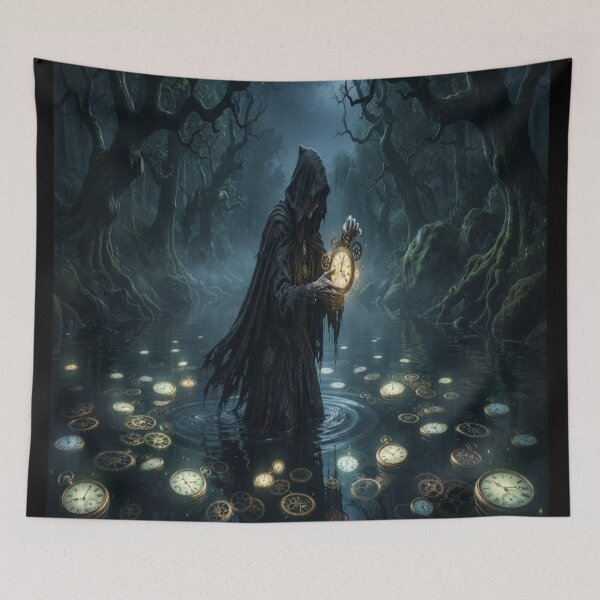 Item preview, Chronos River Dark Fantasy Art designed and sold by AfresStudio.