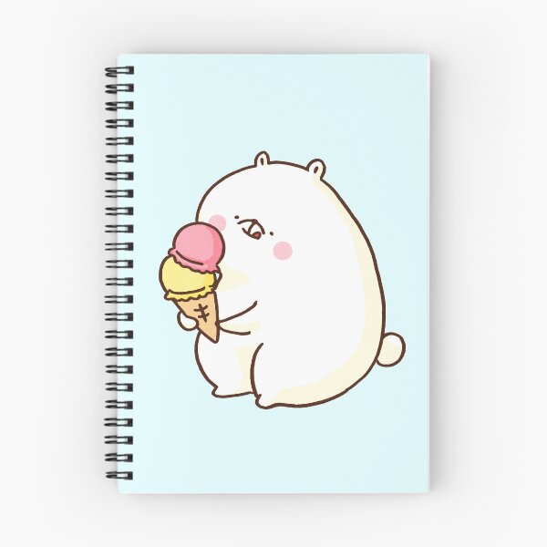 Item preview, Polar Bear Eating Double Ice Cream designed and sold by Chunu Doodles.