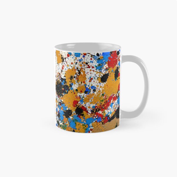 Item preview, Primary Splatter Action Abstract Art designed and sold by THE SPLATTERED HAUS BY SAGE BANKS.