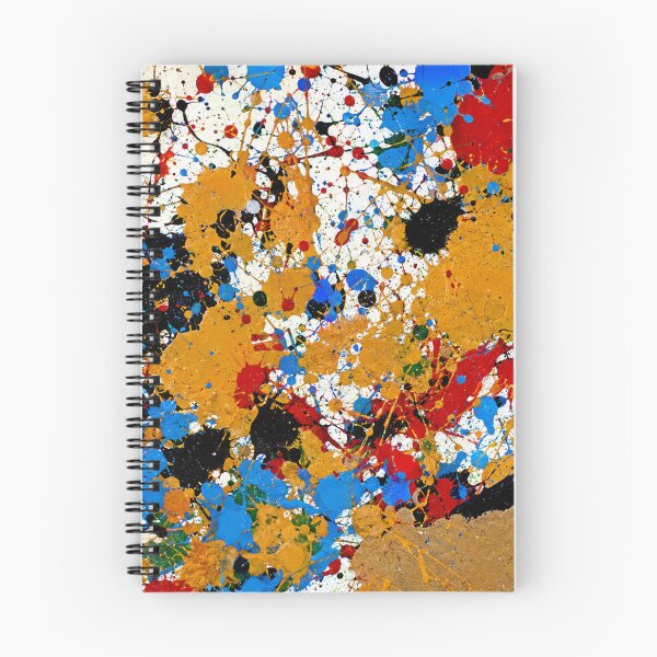 Item preview, Primary Splatter Action Abstract Art designed and sold by THE SPLATTERED HAUS BY SAGE BANKS.
