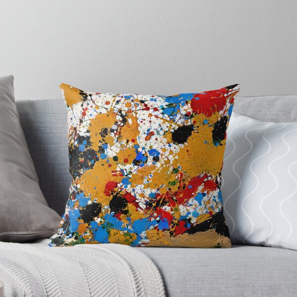 Item preview, Primary Splatter Action Abstract Art designed and sold by THE SPLATTERED HAUS BY SAGE BANKS.