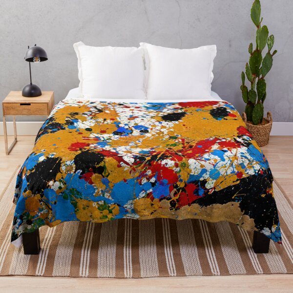 Item preview, Primary Splatter Action Abstract Art designed and sold by THE SPLATTERED HAUS BY SAGE BANKS.