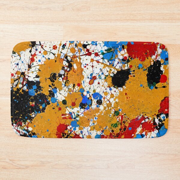 Item preview, Primary Splatter Action Abstract Art designed and sold by THE SPLATTERED HAUS BY SAGE BANKS.