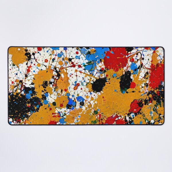 Item preview, Primary Splatter Action Abstract Art designed and sold by THE SPLATTERED HAUS BY SAGE BANKS.