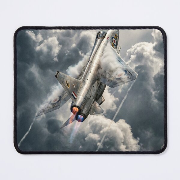 Item preview, Lightning Jet Storm Clouds Illustration designed and sold by Airpower Art.