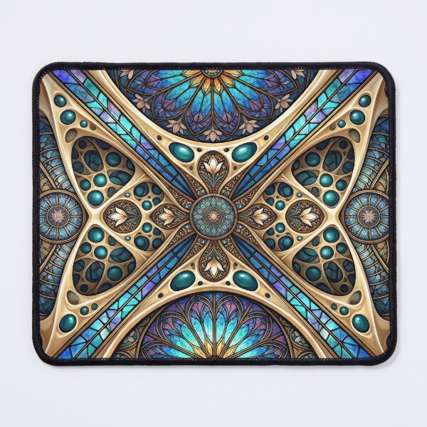 Item preview, Stained Glass Dragonfly Mandala designed and sold by Frackxion.