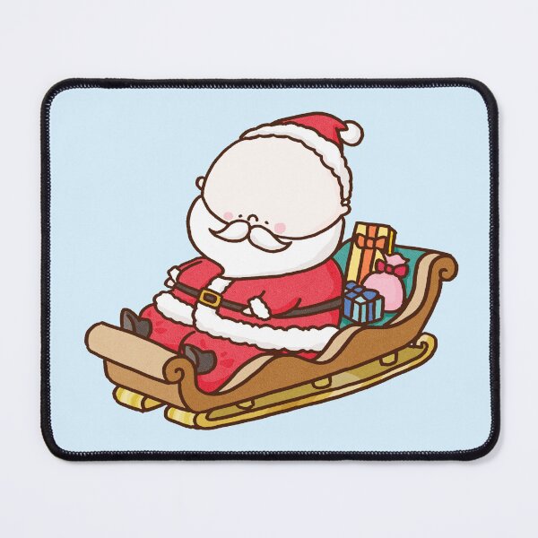 Item preview, Santa Claus Riding Sleigh With Presents designed and sold by Chunu Doodles.