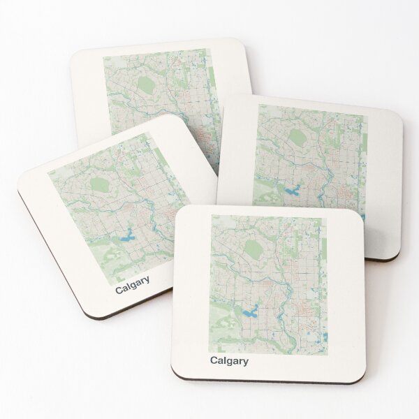 Item preview, Calgary Minimalistic Map Art designed and sold by MapsNerd.