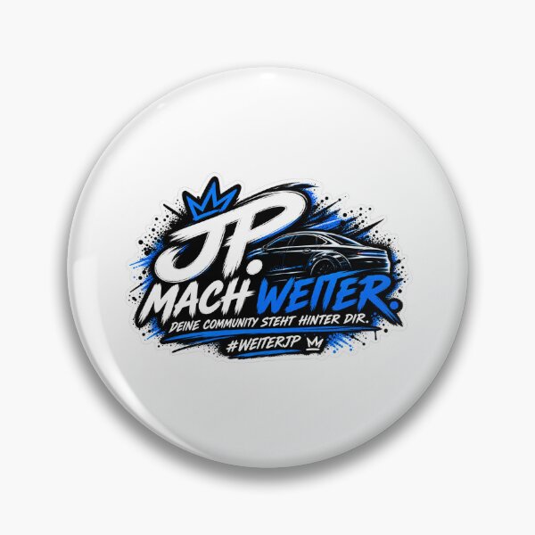 Item preview, JP Mach Weiter – Community Auto Stickers designed and sold by phl-sn.