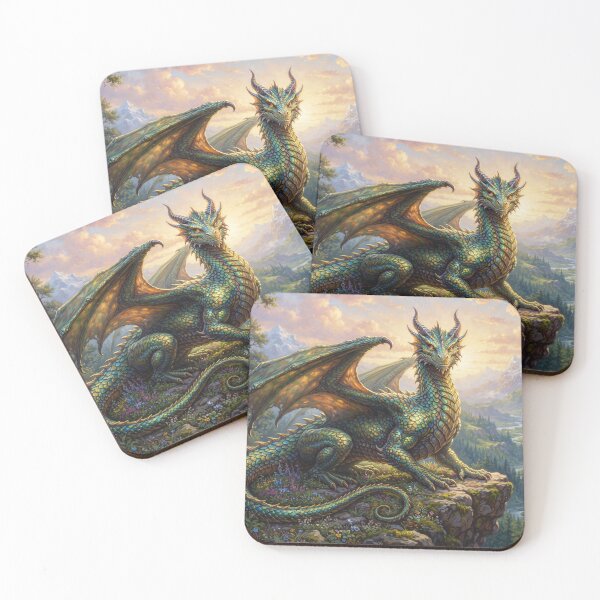 Item preview, Detailed Dragon Fantasy Landscape - Panoramic Deskmat IV designed and sold by Yaremchuk.