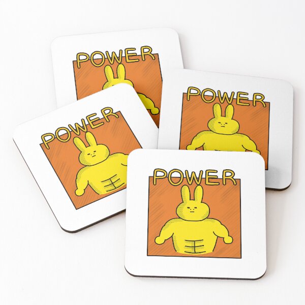 Item preview, Power yellow Rabbit designed and sold by superbaechoo.