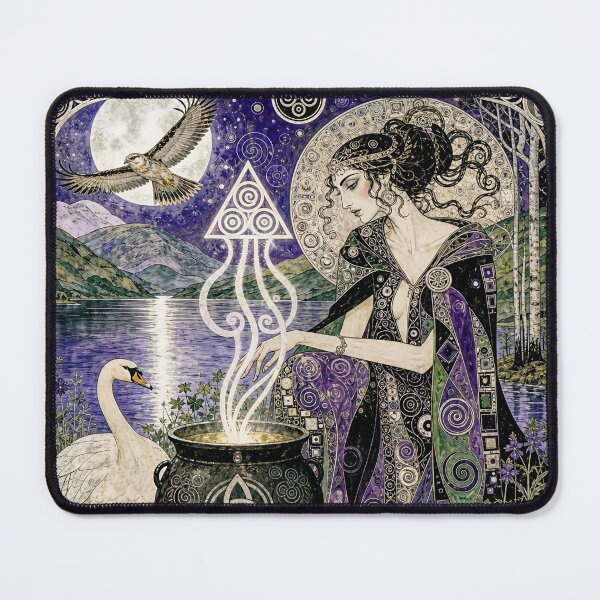 Item preview, Ceridwen, Lady of the Cauldron | Celtic Goddess Wall Art designed and sold by Stoneflower-Art.