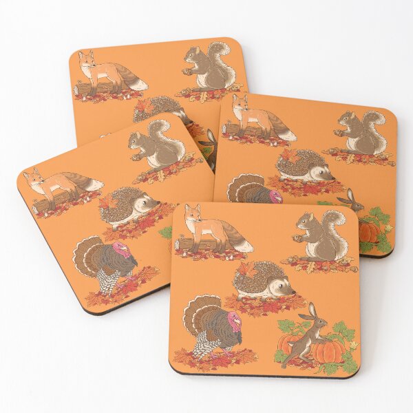 Item preview, Fall season animals designed and sold by Maria-Henriques.