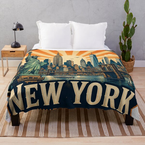 Item preview, New York Vintage Travel United States designed and sold by timiparkerart.
