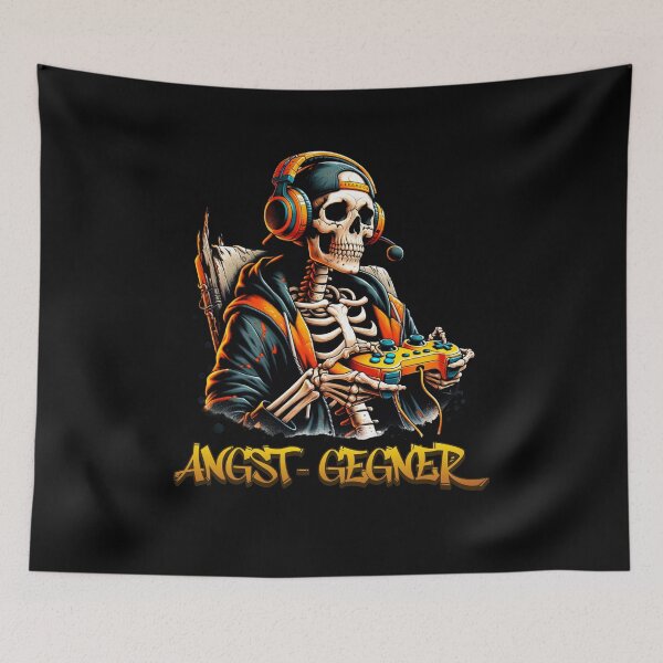 Item preview, Fearful opponent Gaming Gamer Skeleton Gamer designed and sold by Loona97.