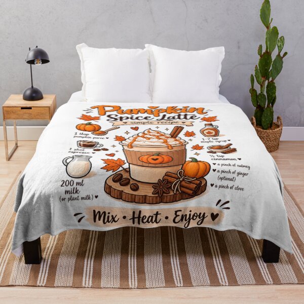 Item preview, Pumpkin Spice Latte – Cozy Fall Coffee Recipe designed and sold by LittleGinnyArt.
