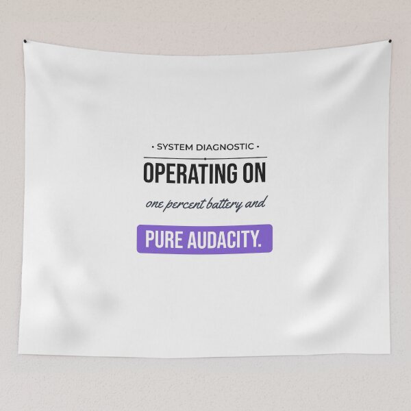 Item preview, Operating On Pure Audacity Funny Burnout Work Sarcasm designed and sold by Life&Art.