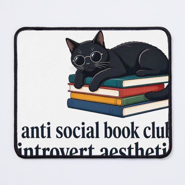 Item preview, ANTI SOCIAL BOOK CLUB CAT  designed and sold by EasyTake.