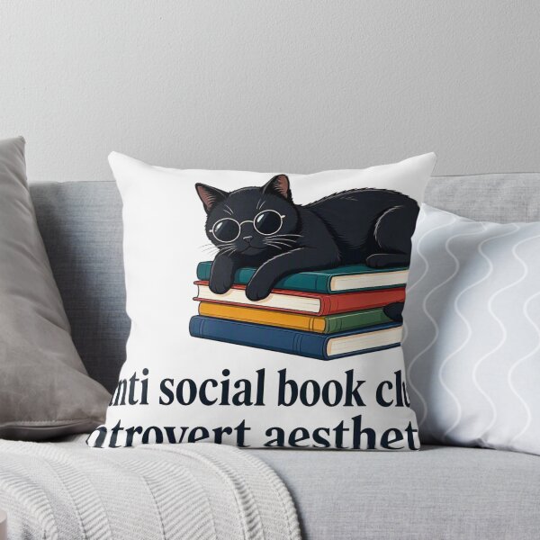 Item preview, ANTI SOCIAL BOOK CLUB CAT  designed and sold by EasyTake.