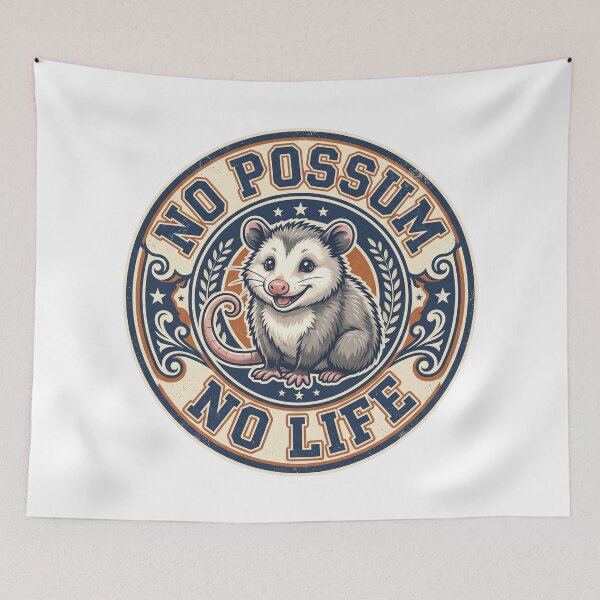 Item preview, Possum No Lie Vintage Retro Opossum Wildlife Design designed and sold by LOVEARTDESIGN.