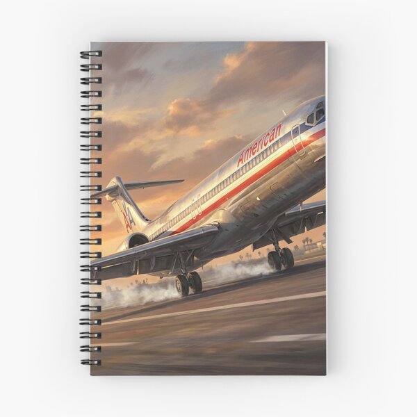 Item preview, American Airlines MD-80 Takeoff Illustration designed and sold by Airpower Art.