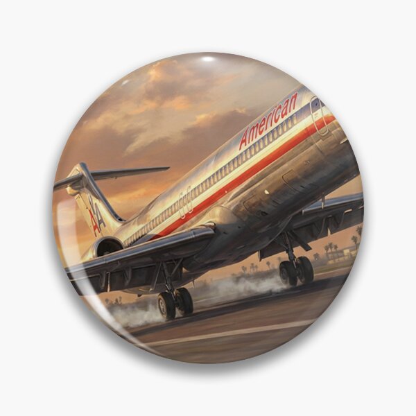 Item preview, American Airlines MD-80 Takeoff Illustration designed and sold by Airpower Art.