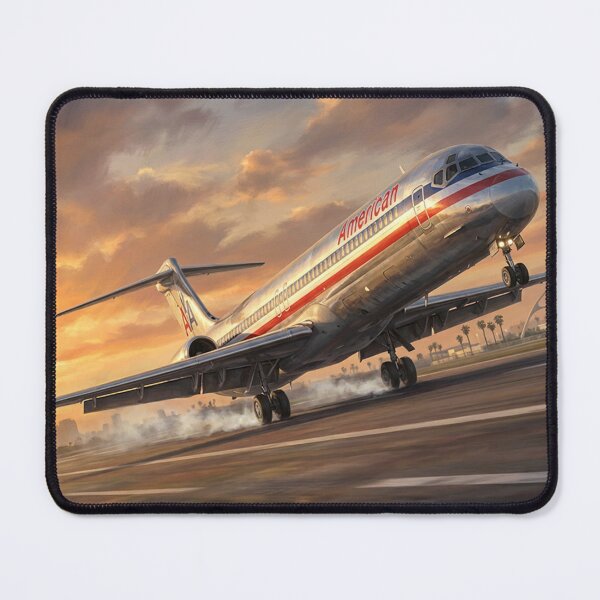 Item preview, American Airlines MD-80 Takeoff Illustration designed and sold by Airpower Art.