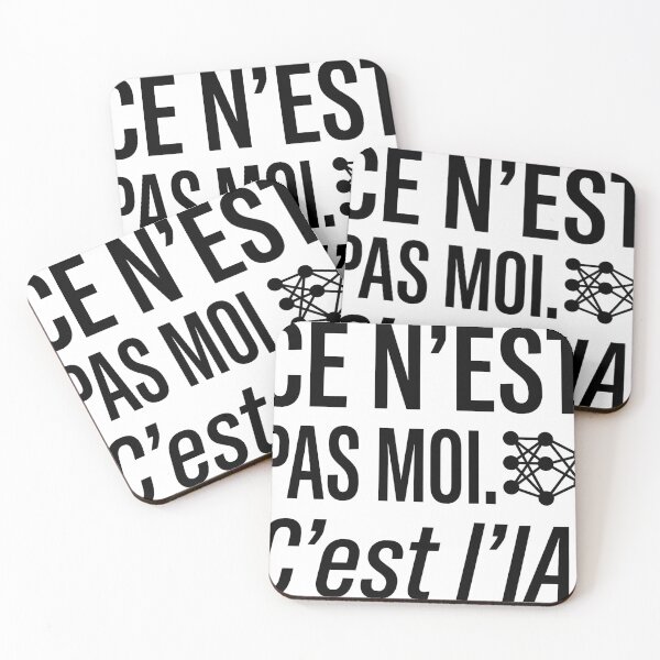 Item preview, It Wasn't Me, It Was AI (Humor, Artificial Intelligence) designed and sold by Niebieski-Labs.