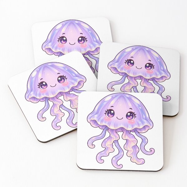 Item preview, Kawaii Marine Lavender Jellyfish designed and sold by Krys-Designs.
