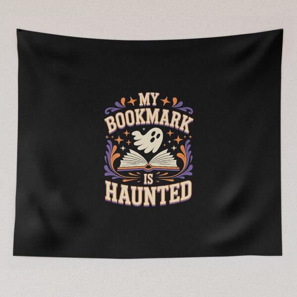 Item preview, My Bookmark Is Haunted designed and sold by jkrphoto.
