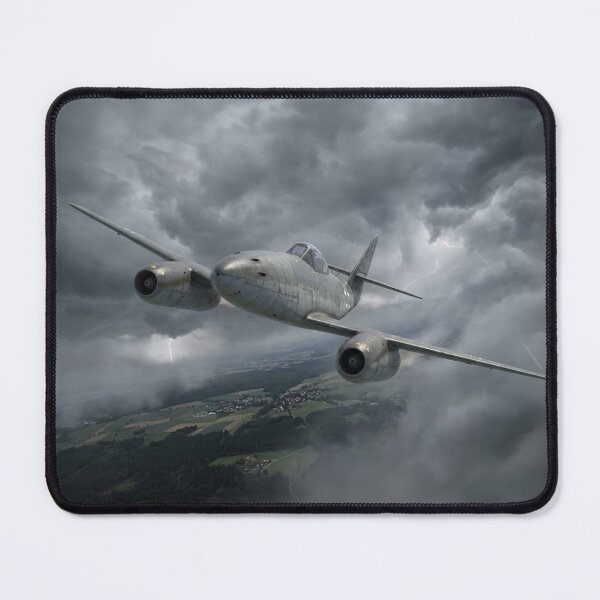 Item preview, Me 262 Storm Clouds Illustration designed and sold by Airpower Art.