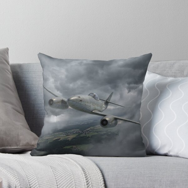 Item preview, Me 262 Storm Clouds Illustration designed and sold by Airpower Art.