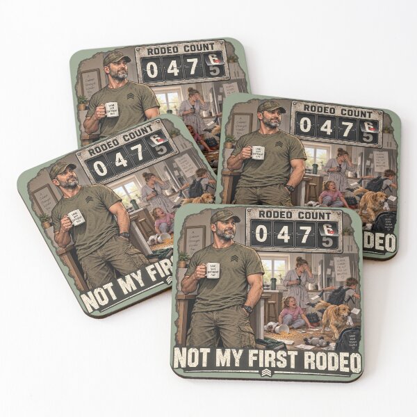 Item preview, Not My First Rodeo – Veteran Dad Family Chaos Humor designed and sold by KissMy6 Industries.