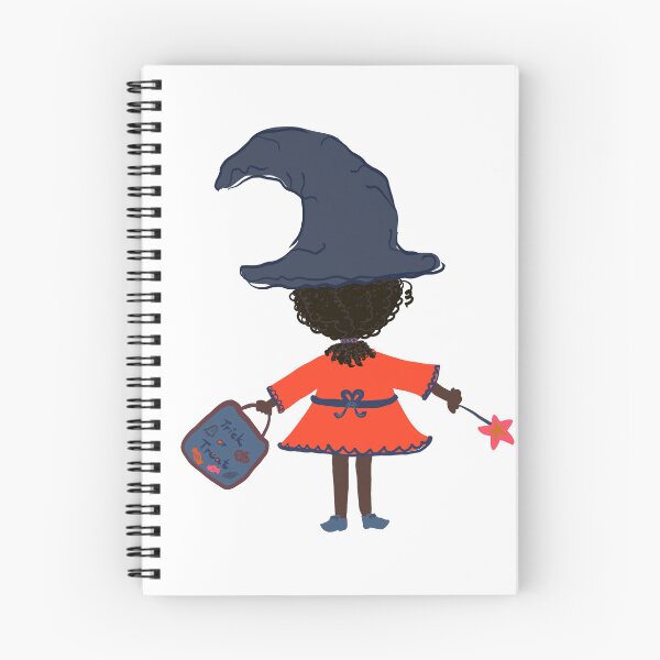Item preview, Cute African American Halloween Witch Character designed and sold by KaroLeenaDesign.