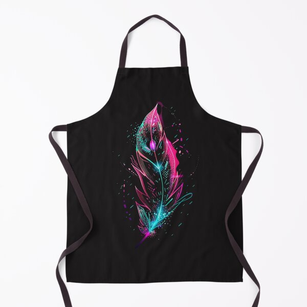 Item preview, neon phoenix feather, glowing, refreshing data designed and sold by RetroWaveArtCo.