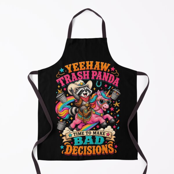 Item preview, Yeehaw Trash Panda – Funny Raccoon Cowboy Bad Decisions designed and sold by Kawaii-n-Spice.
