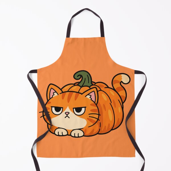 Item preview, Grumpy Pumpkin Cat – Cute Orange Tabby Halloween designed and sold by MewMade.