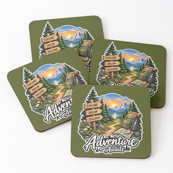 Item preview, Adventure Awaits designed and sold by Nunaprettyshop.
